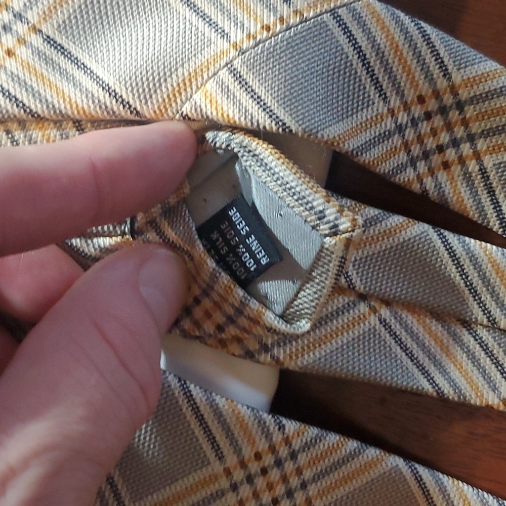 SILK TIE BY RENE LEZARD - Picture 3 of 3
